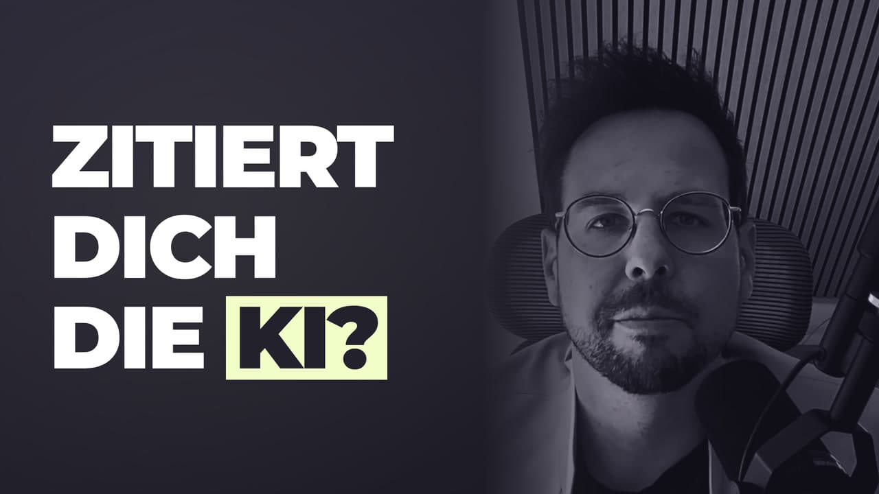 Videovorschau: Google Search Console zeigt jetzt: So oft zitiert dich die KI